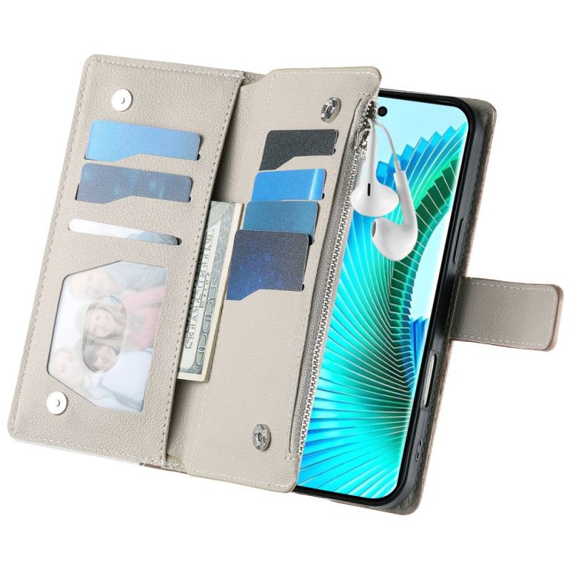 Kožený Kryt Xiaomi 17 Dvoubarevná S Popruhy