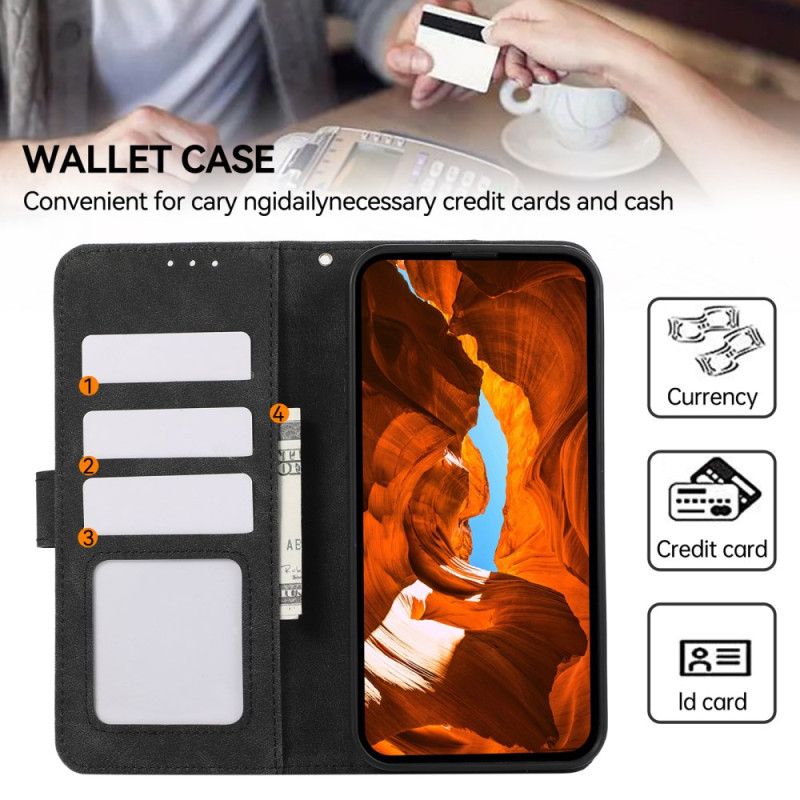 Kožený Kryt Xiaomi 17 Dvoubarevný Abeel