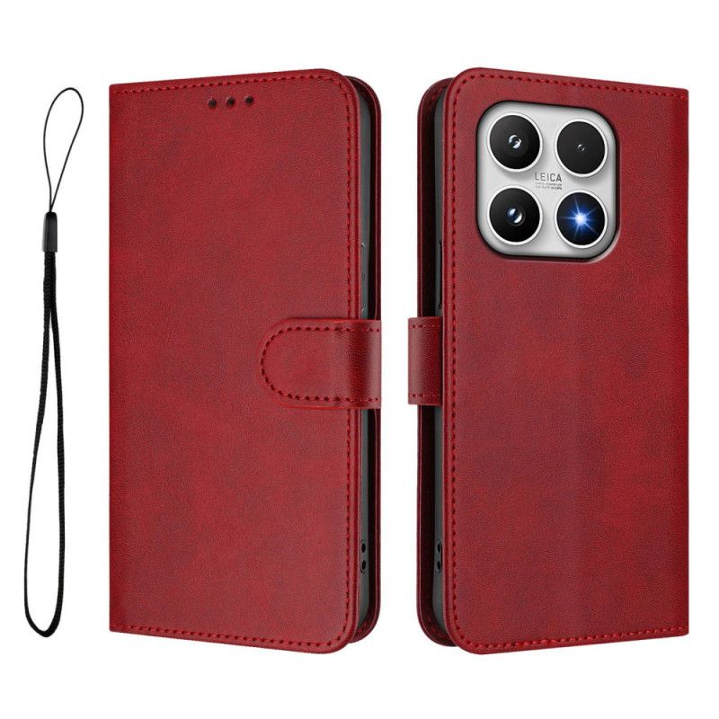 Kožený Kryt Xiaomi 17 Rfid Ochrana Kožený Efekt