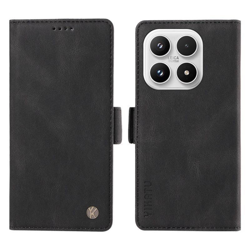 Kožený Kryt Xiaomi 17 Semišový Efekt Yikatu