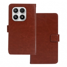 Kožený Kryt Xiaomi 17 Umělá Kůže Idewei