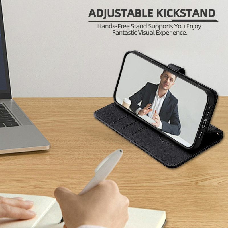 Kožený Kryt Xiaomi 17 Zapínací Design