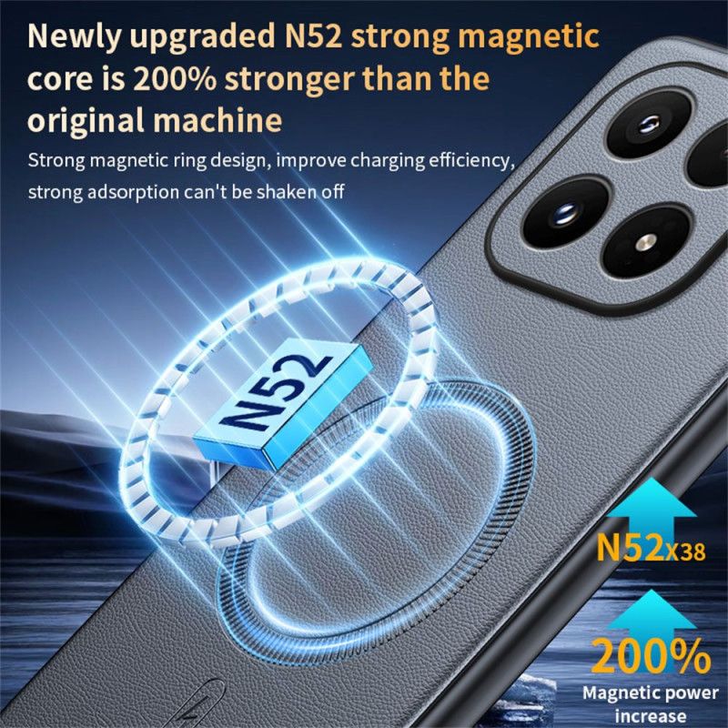 Kryt Na Xiaomi 17 Styl Kůže Magsafe