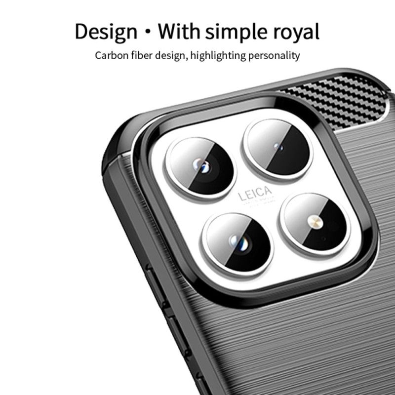 Kryt Xiaomi 17 Kartáčované Uhlíkové Vlákno