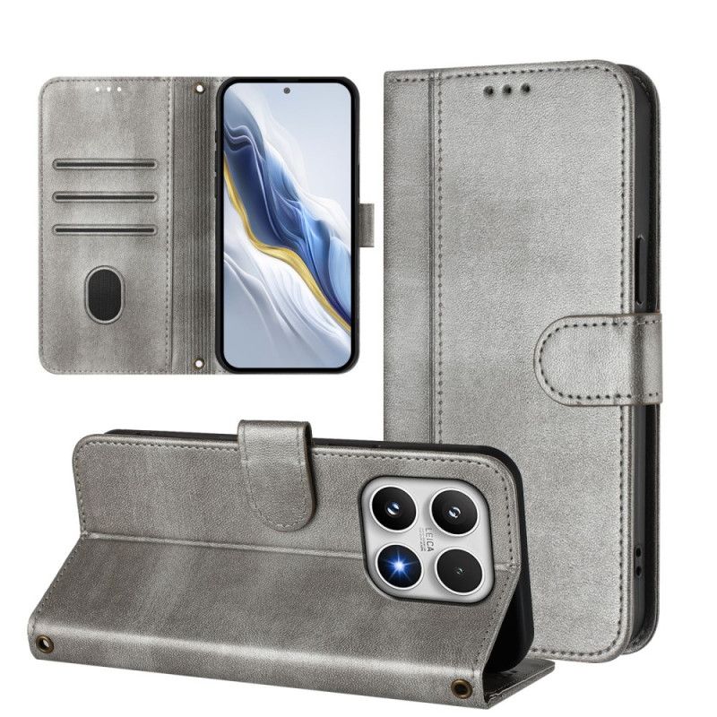 Peněženková Pouzdra Xiaomi 17 Kryty Na Mobil Retro Design