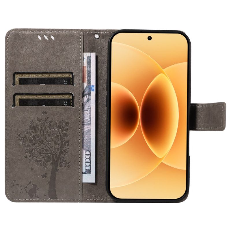 Peněženková Pouzdra Xiaomi 17 Kryty Na Mobil Šípkový Stromek