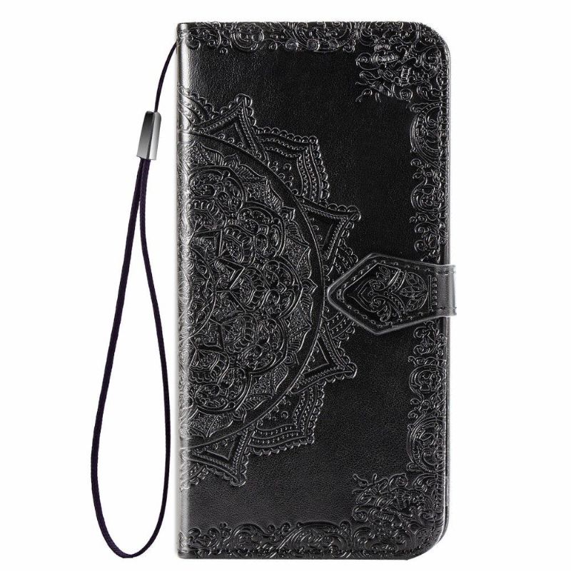 Flipové Pouzdro Na Huawei P40 Lite Držák Karty Mandala Sun