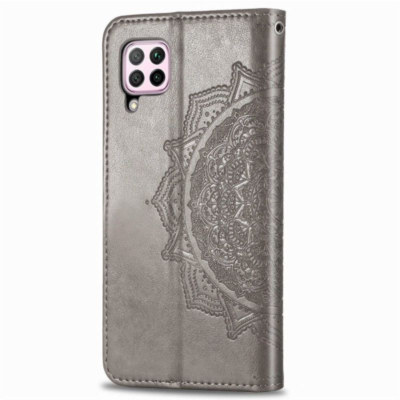 Flipové Pouzdro Na Huawei P40 Lite Držák Karty Mandala Sun