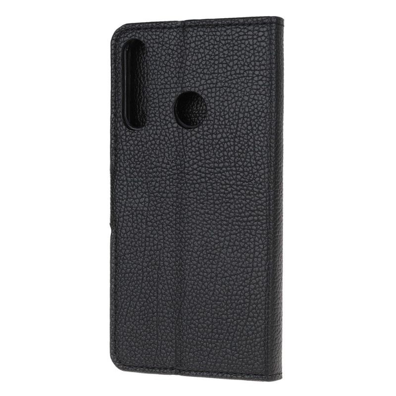 Flipové Pouzdro Na Huawei P40 Lite Kůže S Efektem Kůže Litchi Ve Stylu E