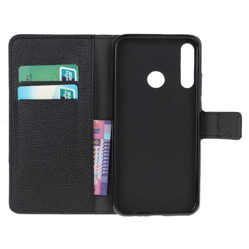 Flipové Pouzdro Na Huawei P40 Lite Kůže S Efektem Kůže Litchi Ve Stylu E