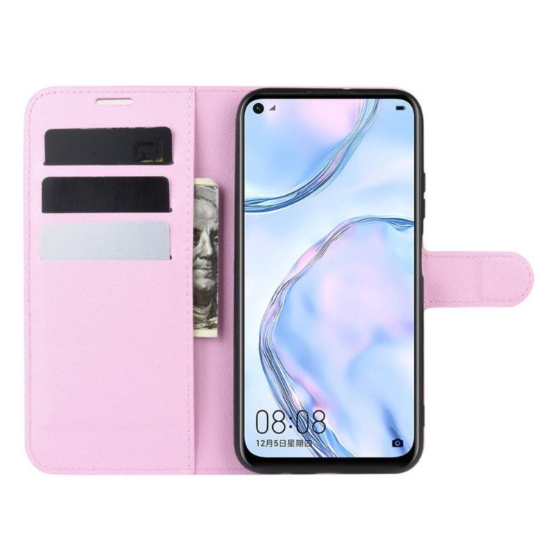 Flipové Pouzdro Na Huawei P40 Lite Peněženkové Pouzdro Stylová Kožená Peněženka