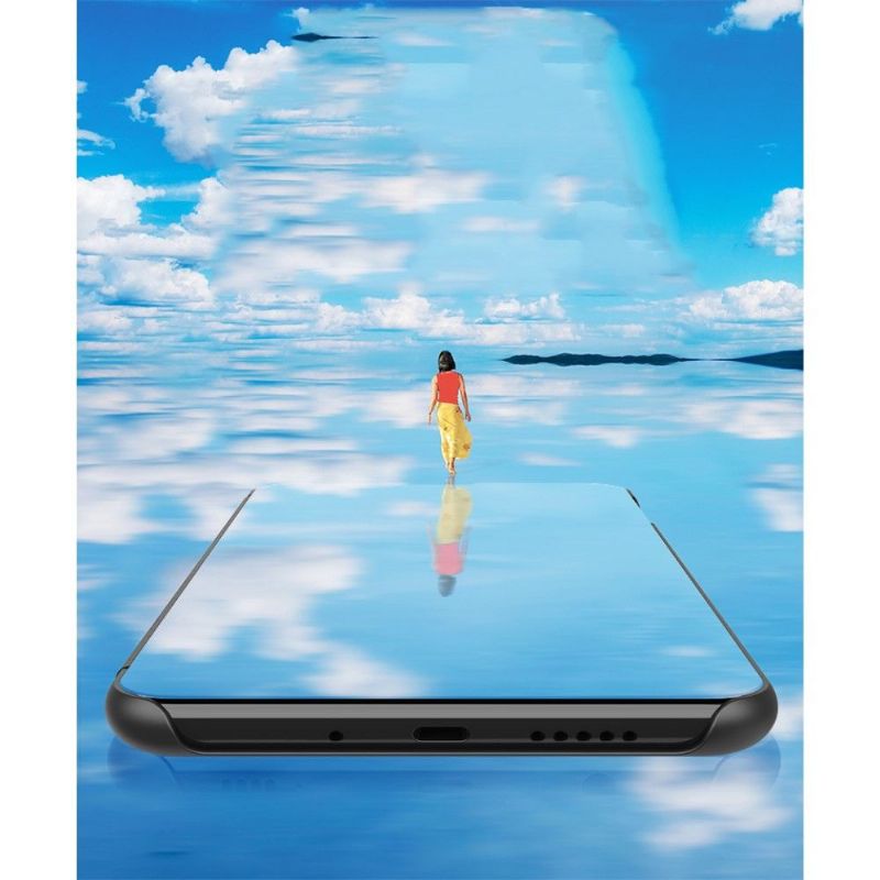 Kryty Na Mobil Na Huawei P40 Lite Flipové Pouzdro Zrcadlový Efekt