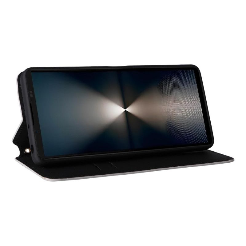 Kožené Pouzdro Folio Sony Xperia 1 Vii 3d Diamanty