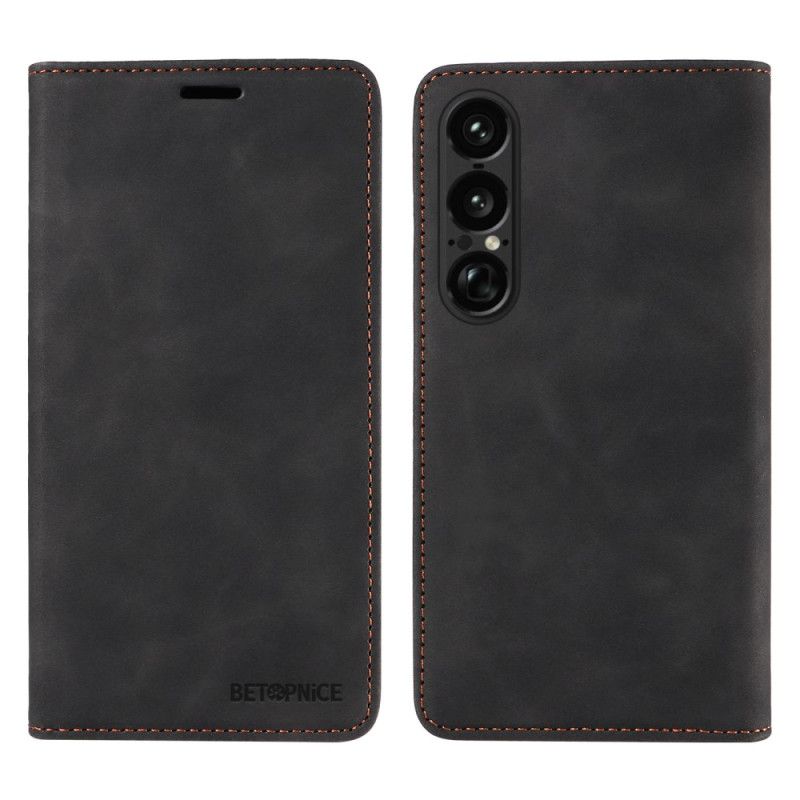 Kožené Pouzdro Folio Sony Xperia 1 Vii Betopnice