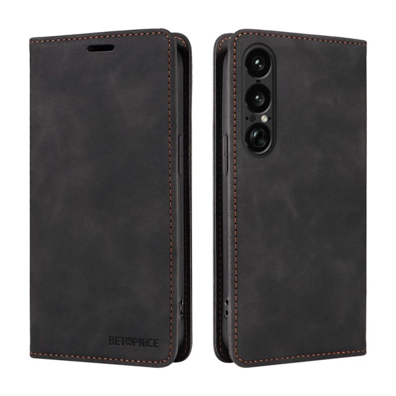 Kožené Pouzdro Folio Sony Xperia 1 Vii Betopnice