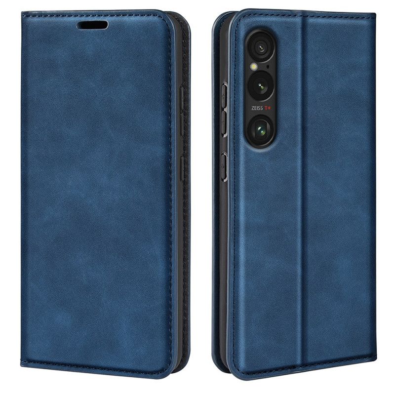 Kožené Pouzdro Folio Sony Xperia 1 Vii Kožený Styl