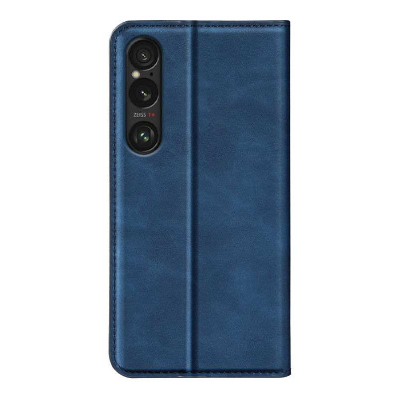 Kožené Pouzdro Folio Sony Xperia 1 Vii Kožený Styl