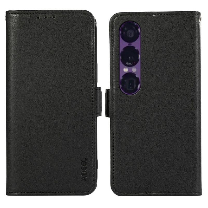 Kožený Kryt Na Sony Xperia 1 Vii Abeel Rfid Ochrana