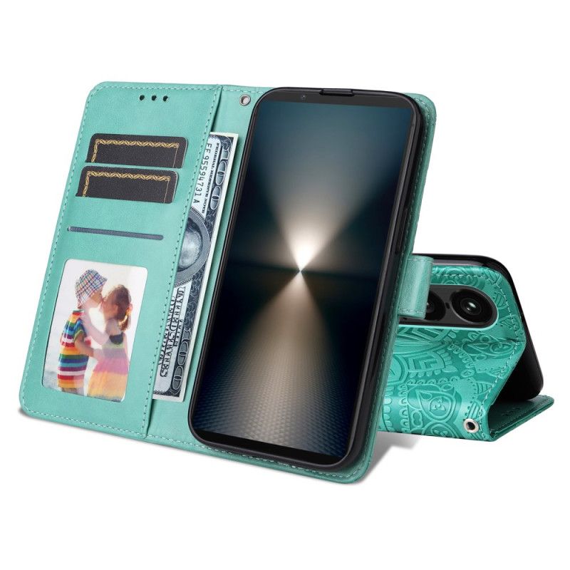 Kožený Kryt Na Sony Xperia 1 Vii Vzor Slunečnic