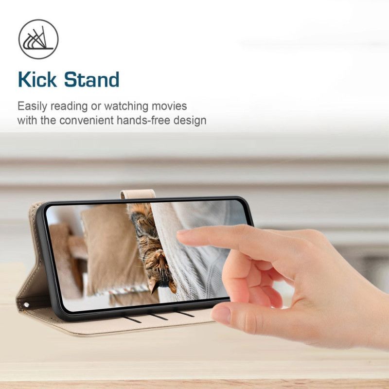 Kožený Kryt Sony Xperia 1 Vii Kreslené Kočky S Ramínky