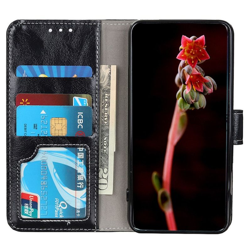 Kožený Kryt Sony Xperia 1 Vii Lesklá Umělá Kůže