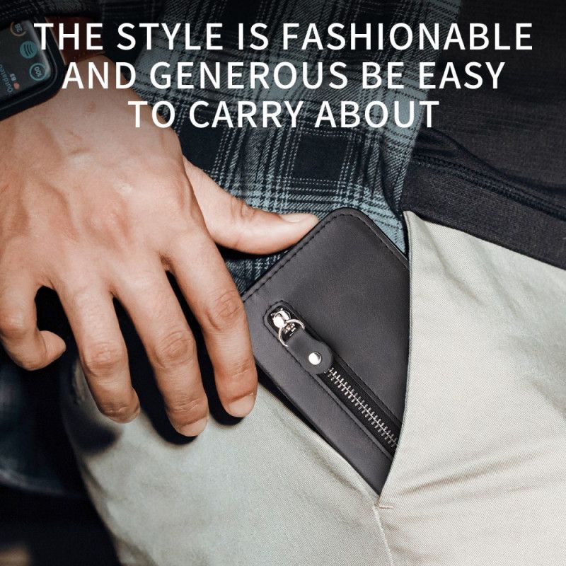 Kožený Kryt Sony Xperia 1 Vii Peněženka Na Mince