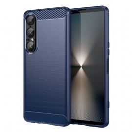 Kryt Sony Xperia 1 Vii Kartáčované Uhlíkové Vlákno