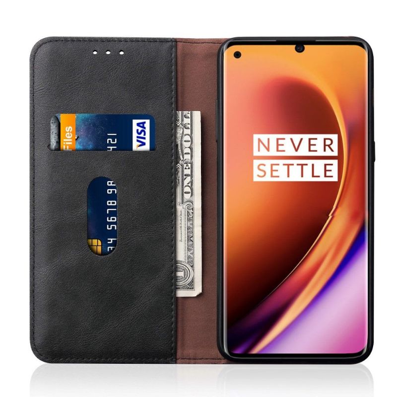 Flipové Pouzdro Na OnePlus 8 Držák Karet Z Nebeské Umělé Kůže