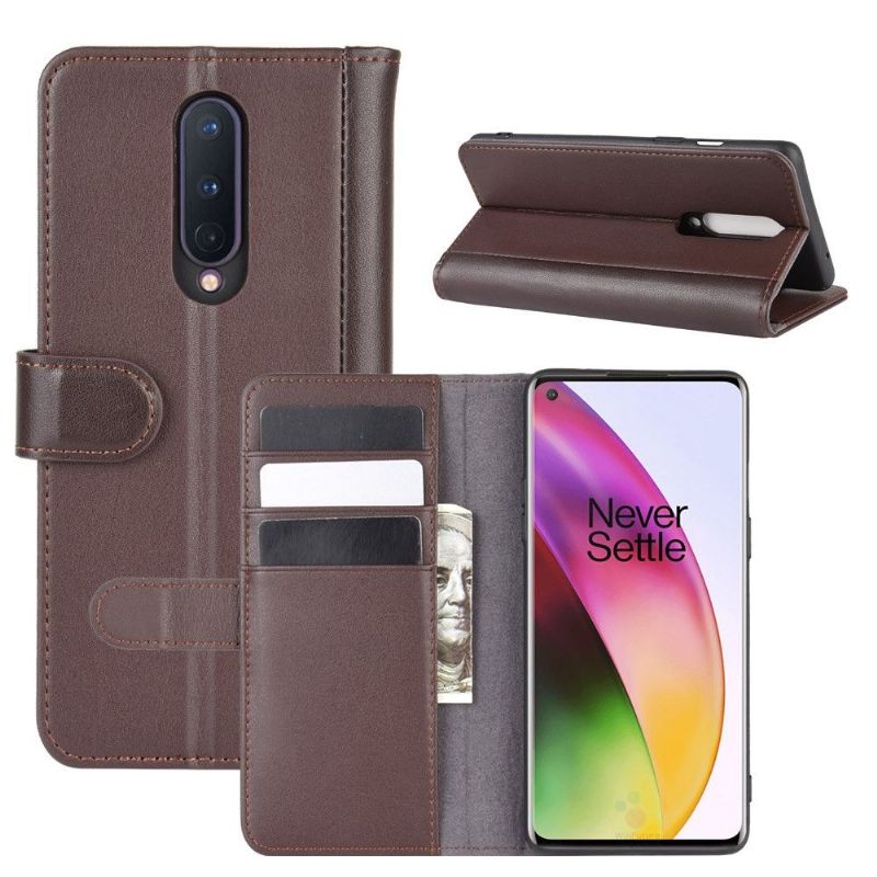 Flipové Pouzdro Na OnePlus 8 Peněženkové Pouzdro Prémiová Kůže