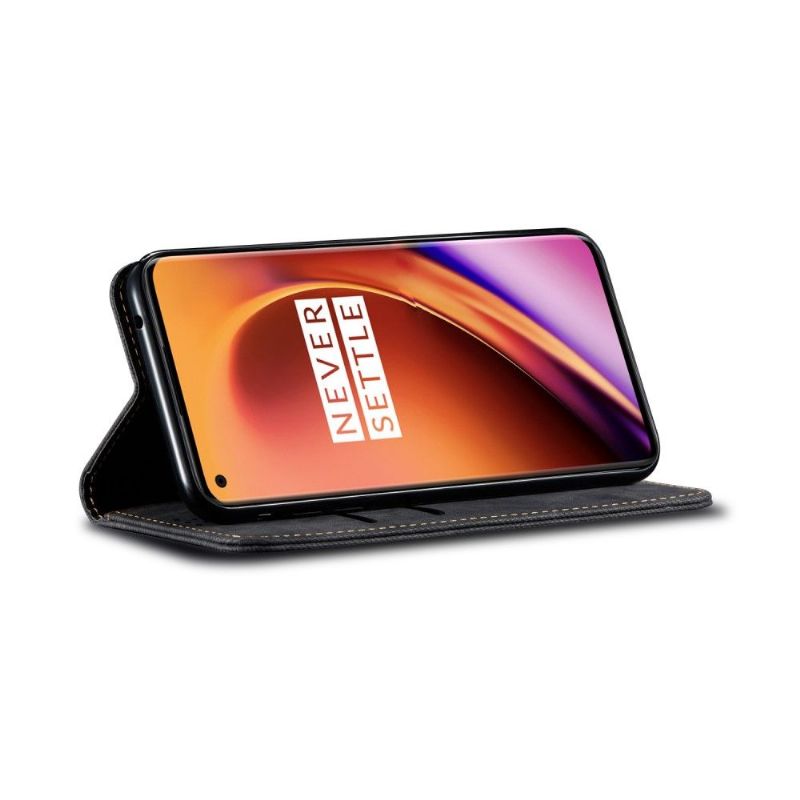 Flipové Pouzdro Na OnePlus 8 Styl Džínů La Giulia Z Umělé Kůže