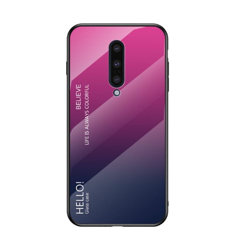 Kryty Na Mobil Na OnePlus 8 Skleněná Zadní Strana S Barevným Přechodem