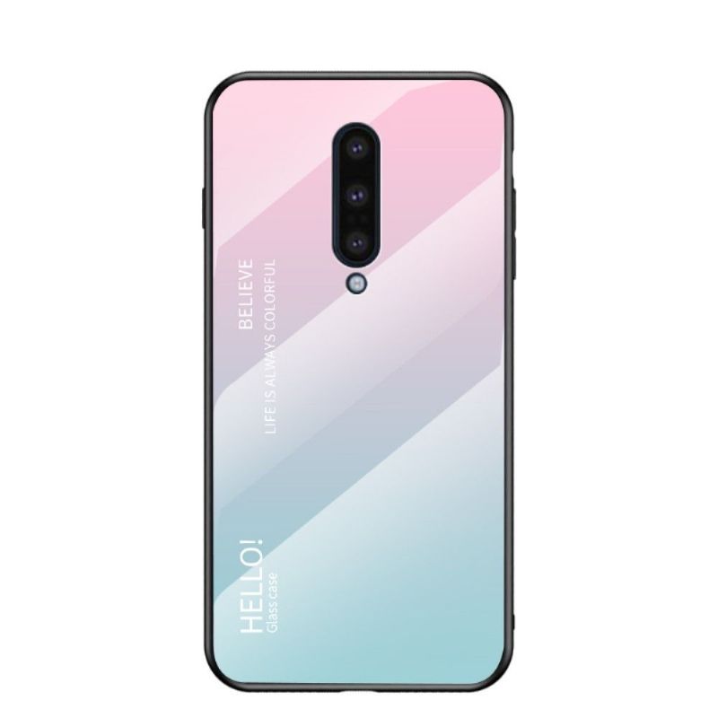 Kryty Na Mobil Na OnePlus 8 Skleněná Zadní Strana S Barevným Přechodem
