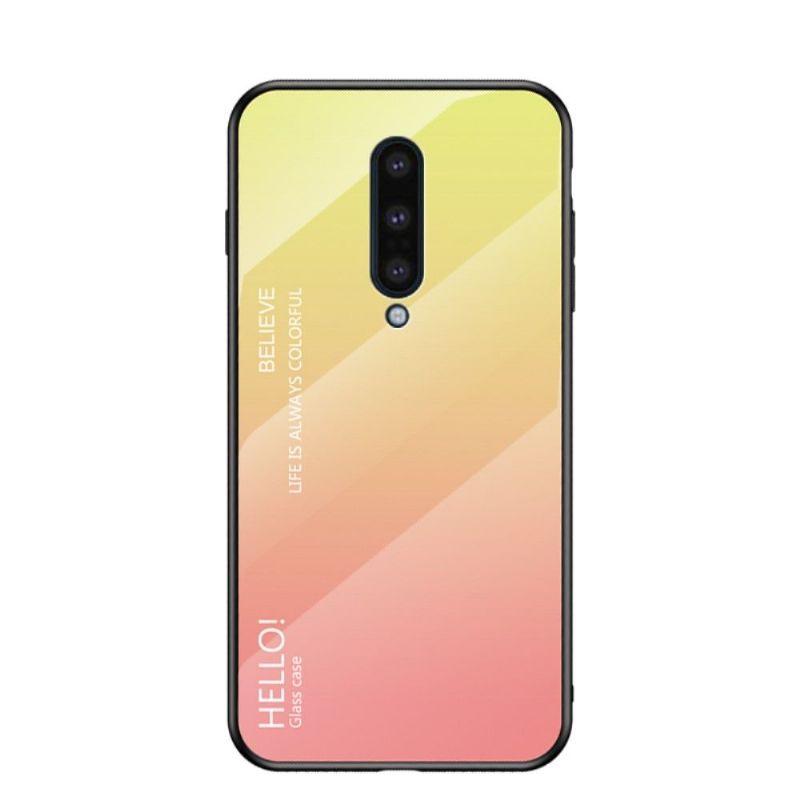 Kryty Na Mobil Na OnePlus 8 Skleněná Zadní Strana S Barevným Přechodem