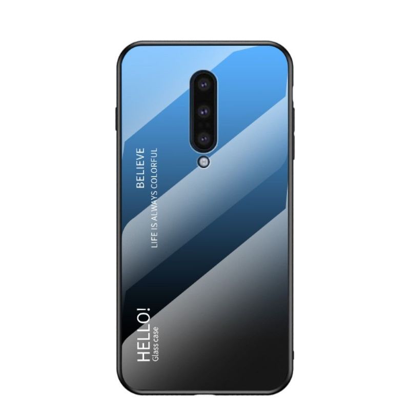 Kryty Na Mobil Na OnePlus 8 Skleněná Zadní Strana S Barevným Přechodem