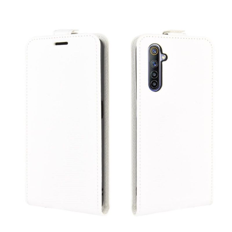 Flipové Pouzdro Na Realme 6 Kožené Pouzdro Vertikální Umělá Kůže