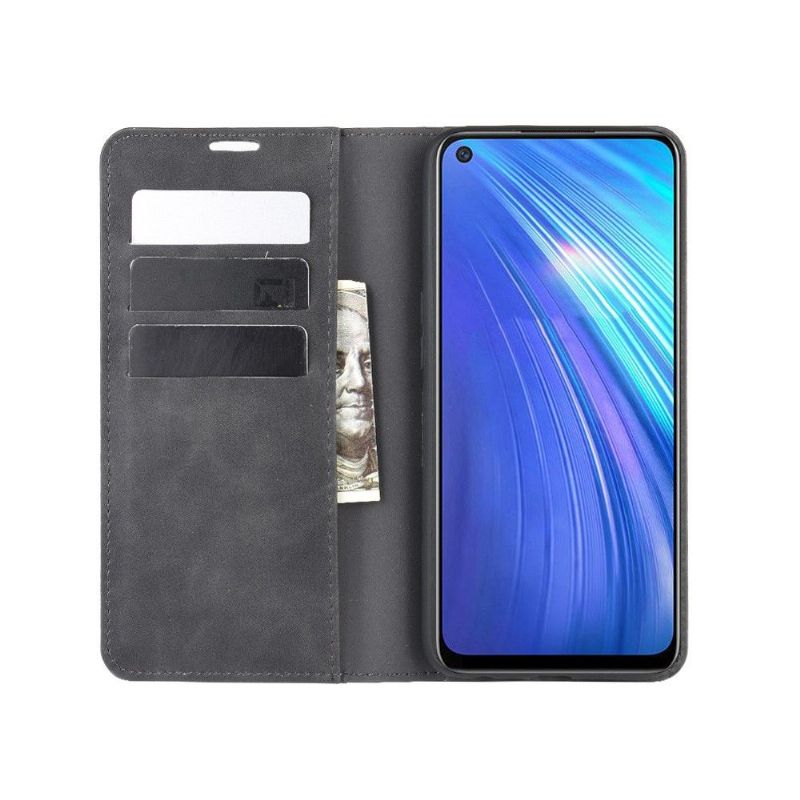 Flipové Pouzdro Na Realme 6 Obchodní Retro
