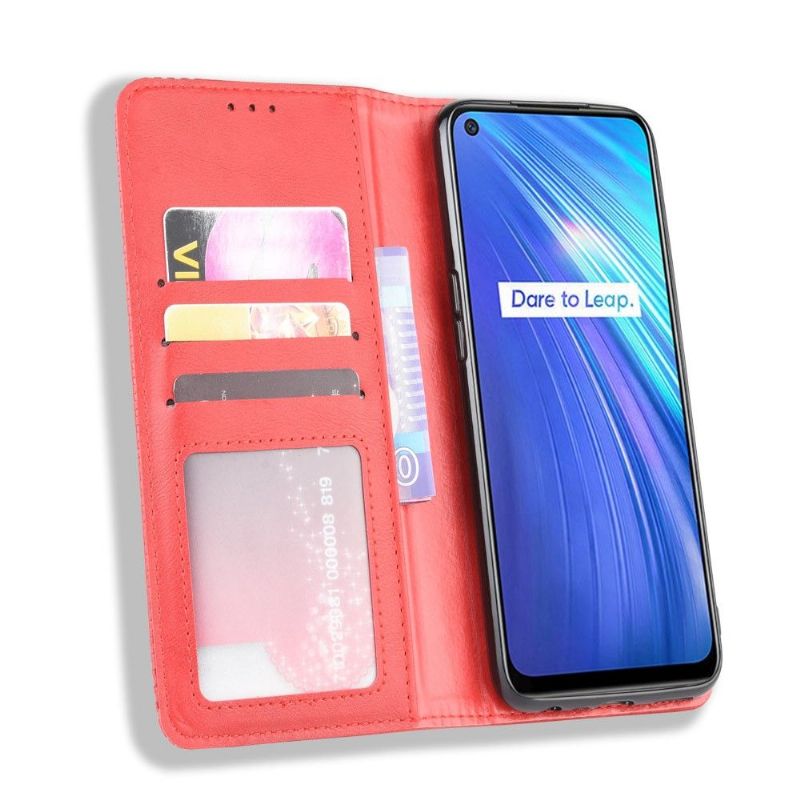 Kožené Pouzdro Na Realme 6 Kožený Styl Cirénius