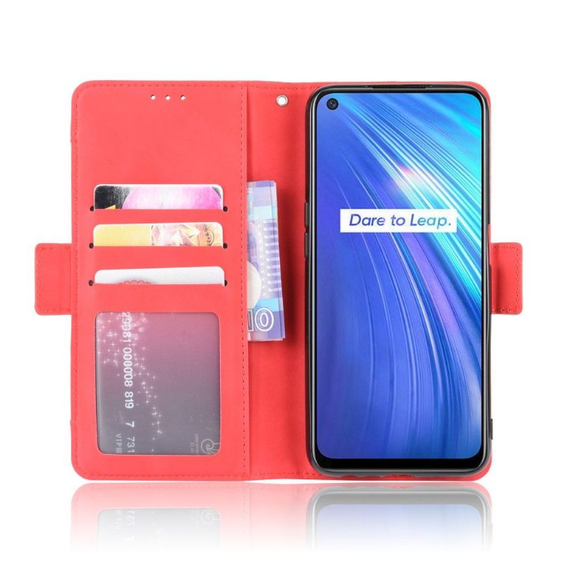 Kožené Pouzdro Na Realme 6 Premium S Držitelem Karty