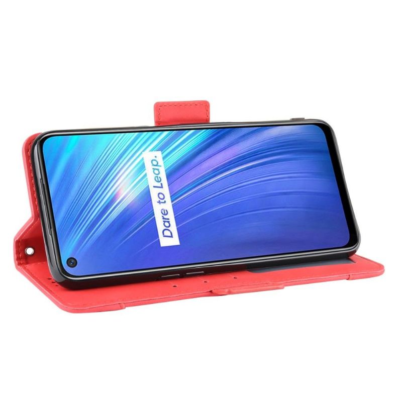 Kožené Pouzdro Na Realme 6 Premium S Držitelem Karty