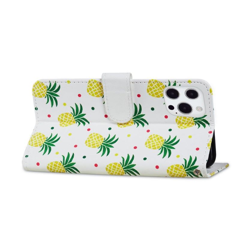 Flipové Pouzdro Na iPhone 13 Pro Ananas
