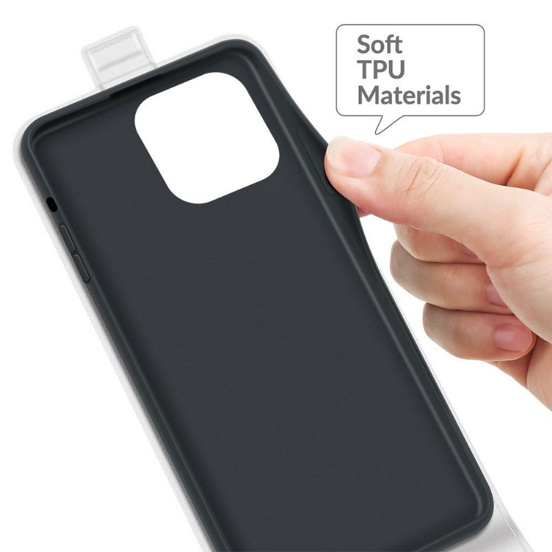 Flipové Pouzdro Na iPhone 13 Pro Kožené Pouzdro Vertikální Umělá Kůže