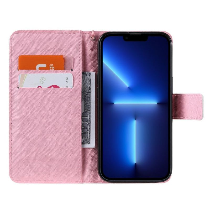 Flipové Pouzdro Na iPhone 13 Pro Květinový Strom