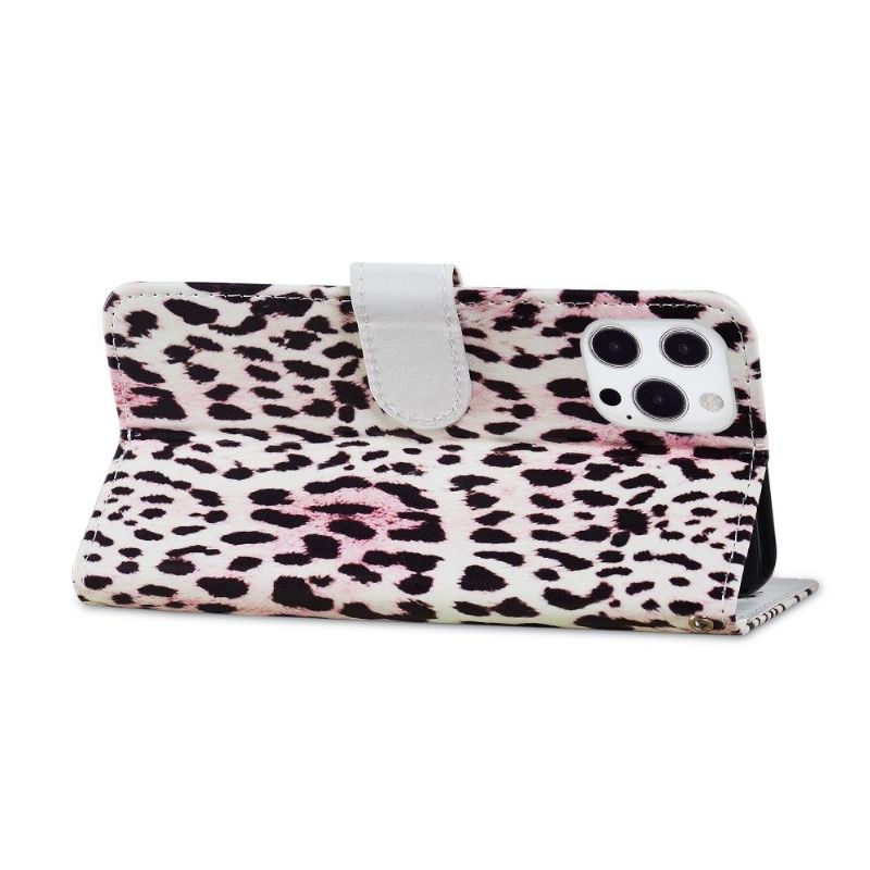 Flipové Pouzdro Na iPhone 13 Pro Leopardí Vzor