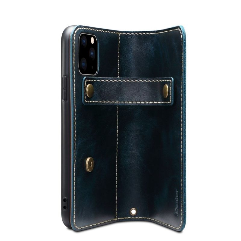 Flipové Pouzdro Na iPhone 13 Pro Vintage Kůže Denior