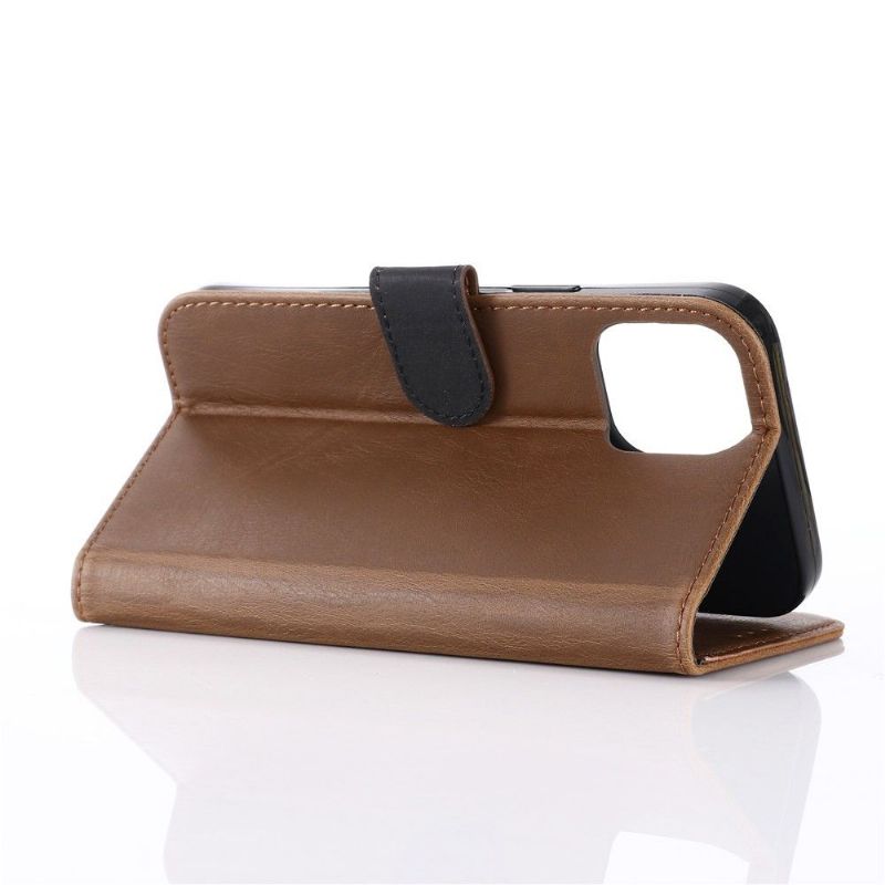 Kožené Pouzdro Folio Na iPhone 13 Pro Flipové Pouzdro Retro Umělá Kůže