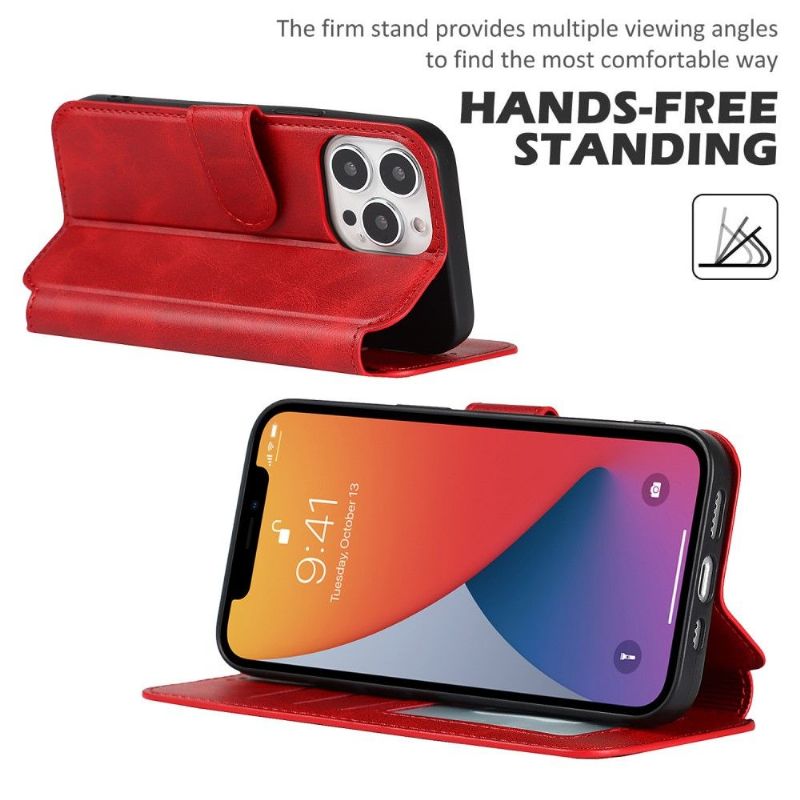 Kožené Pouzdro Na iPhone 13 Pro Kaiyue Umělá Kůže