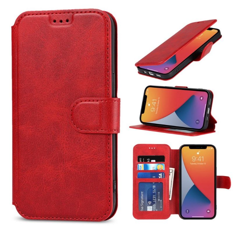 Kožené Pouzdro Na iPhone 13 Pro Kaiyue Umělá Kůže
