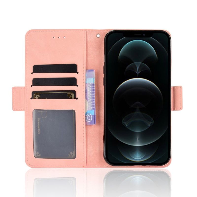 Kožené Pouzdro Na iPhone 13 Pro Premium S Držitelem Karty