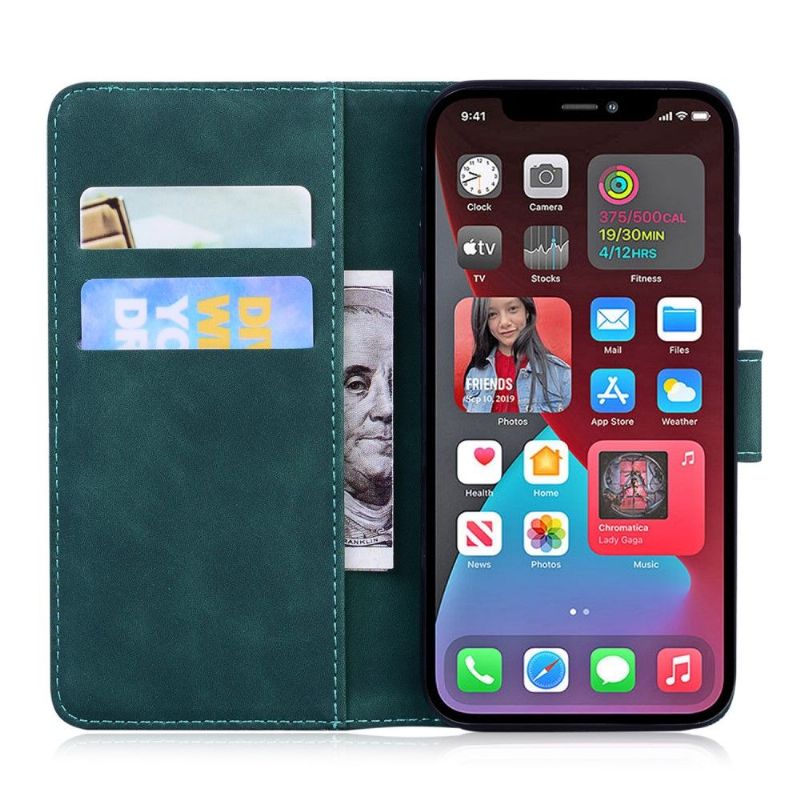 Kožené Pouzdro Na iPhone 13 Pro Římský Měkký Dotek