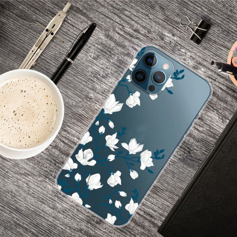 Kryt Na iPhone 13 Pro Bílé Květy